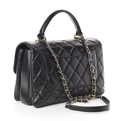 chanel filigree flap price|CHANEL Lambskin Quilted Medium CC Filigree Flap Black .